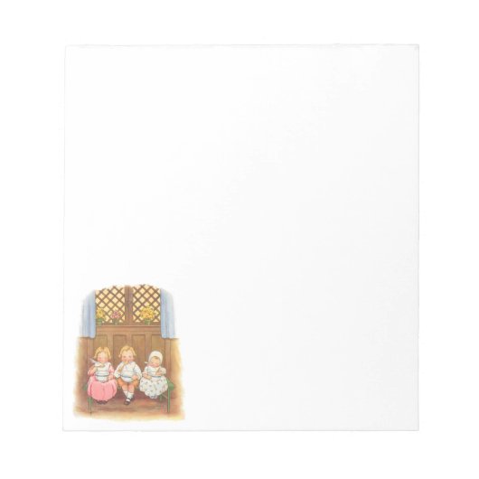  paasportret voor warme kinderen notitieblok (Voorkant)