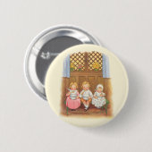 paasportret voor warme kinderen ronde button 5,7 cm (Voorkant /achterkant)