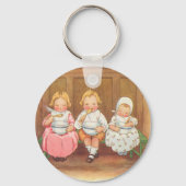  paasportret voor warme kinderen sleutelhanger (Voorkant)