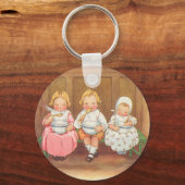  paasportret voor warme kinderen sleutelhanger (Voorkant)