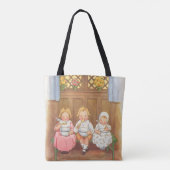  paasportret voor warme kinderen tote bag (Achterkant)