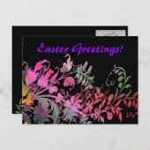 Paaspostkaart Feestdagenkaart (Voorkant / Achterkant)