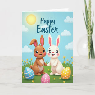 Paasprentkaart met Stippen voor de Lente Kaart