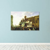 Paasprocessie bij Maria Annunciation Canvas Afdruk (Insitu (Houten vloer))