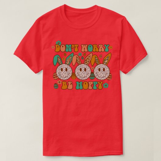 Paasprogramma maakt zich zorgen over de hoppy Boho T-shirt (Design voorkant)