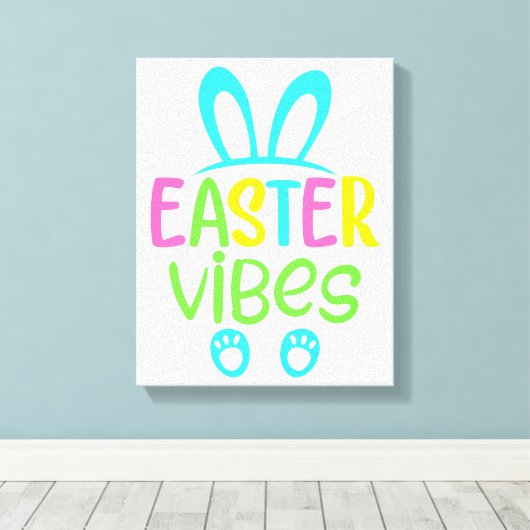 Paasprogramma's Canvas Afdruk (Insitu (Houten vloer))