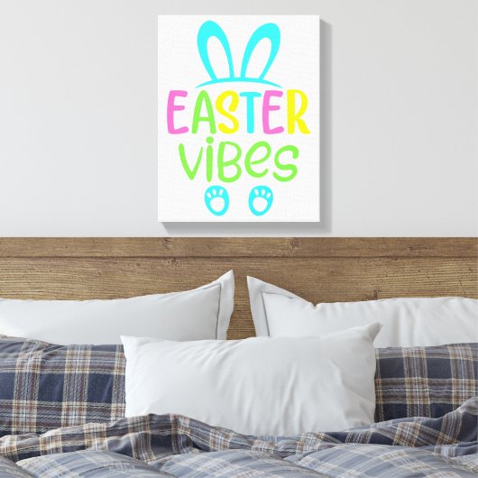 Paasprogramma's Canvas Afdruk (Insitu (Slaapkamer))