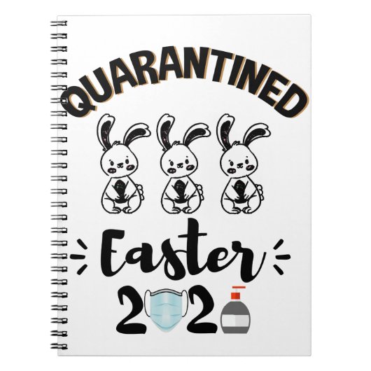 Paasquarantaine 2021 Happy Easter 2021 Shirt Notitieboek (Voorkant)