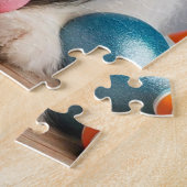 Paasrand Collie Hond met Vakantie Eieren Puzzel Legpuzzel (Zijkant)