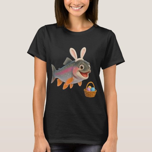 Paasregenboogforel T-shirt (Voorkant)