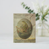 Paasreis van Goose en Frog Feestdagenkaart (Staand voorkant)