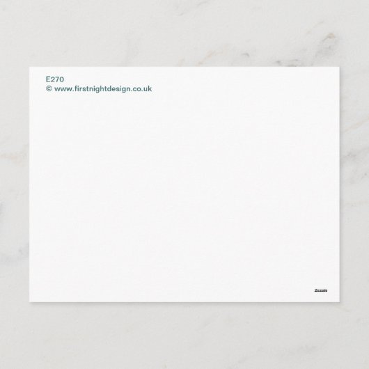 Paasreis van Goose en Frog Feestdagenkaart (Achterkant)