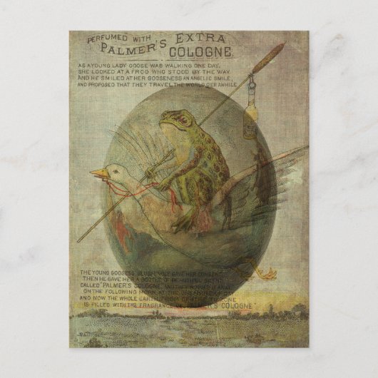 Paasreis van Goose en Frog Feestdagenkaart (Voorkant)