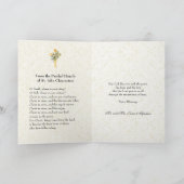 Paasreligie Reurrectie Jesus Prayer Feestdagen Kaart (Binnen)