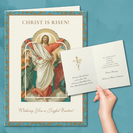 Paasreligie Reurrectie Jezus Christelijk Feestdagen Kaart
