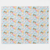 Paasritters Fleece Blanket Deken (Voorkant (Horizontaal))
