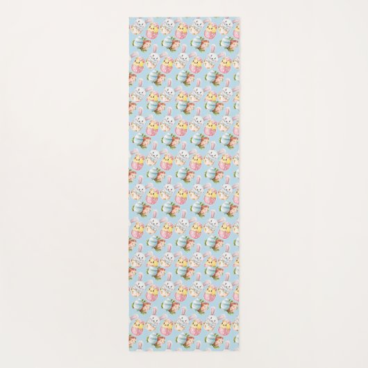 Paasritters Yoga Mat (Achterkant)