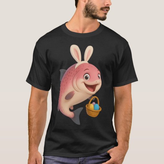 Paasroze Zalm T-shirt (Voorkant)