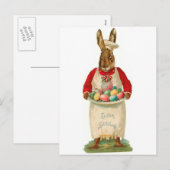 Paassalutaties  feestdagenkaart (Voorkant / Achterkant)