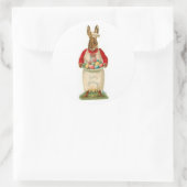 Paassalutaties  ronde sticker (Tas)