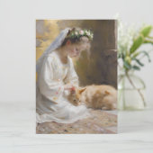 Paasscène A - Oliën Feestdagenkaart (Staand voorkant)