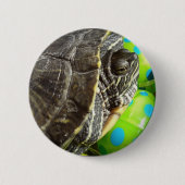 Paasschildpad Ronde Button 5,7 Cm (Voorkant)