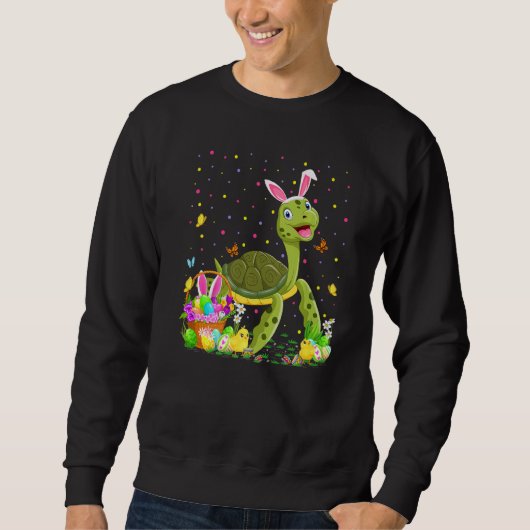 Paasschildpad Zee Bunny Egg Zee Turtle Eas Trui (Voorkant)