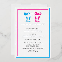 Paasseksfeest Folie Uitnodiging