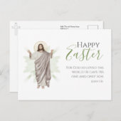 Paasservice Church Visitor Packets Briefkaart (Voorkant / Achterkant)