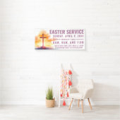 Paasservice Tijdbanner voor kerken Spandoek (Insitu)