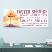 Paasservice Tijdbanner voor kerken Spandoek (Beurs)
