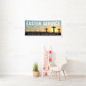 Paasservice Tijdbanner voor kerken Spandoek (Insitu)