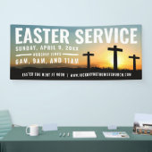 Paasservice Tijdbanner voor kerken Spandoek (Beurs)
