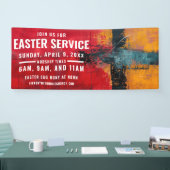 Paasservice Tijdbanner voor kerken Spandoek (Beurs)