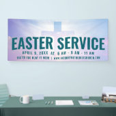 Paasservice Tijdbanner voor kerken Spandoek (Beurs)