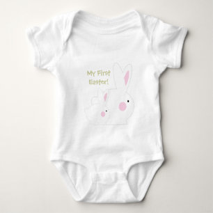 PaasShirten van het Roze Bunny-Kind Romper