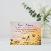 Paasslagzong van liedjes van 2:10 Bijbelversie Feestdagenkaart (Staand voorkant)