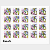 Paassnoep Corn Vierkante Sticker (Vel)
