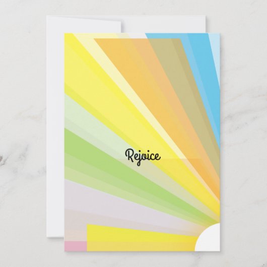 PaasSonrise Herurrection-groet Feestdagenkaart (Voorkant)