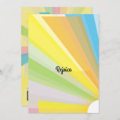 PaasSonrise Herurrection-groet Feestdagenkaart (Voorkant / Achterkant)