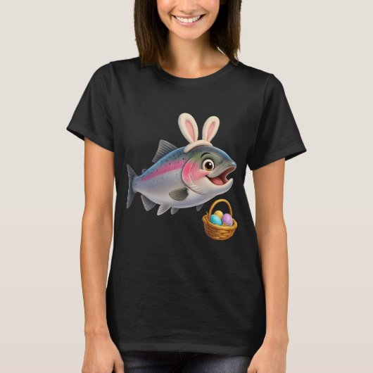 Paasstaalforelzalm 2 t-shirt (Voorkant)