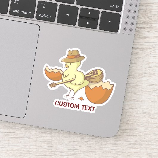 Paassteen met Bouzouki Sticker (Detail)