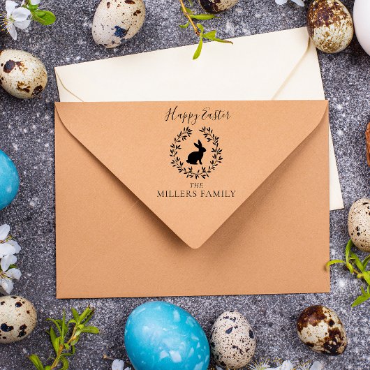 Paasstempel van de Kaart Rubberstempel