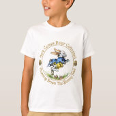 Paasster - Hier komt Peter Cottontail T-shirt (Voorkant)