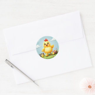 Paassticker Ronde Sticker