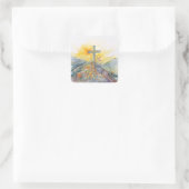 PaasSticker Vierkante Sticker (Tas)