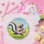 paasstinkdier papieren bordje (Feest)