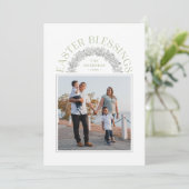 Paasstraalverslaafden met een grote artsfotokaart  (Staand voorkant)