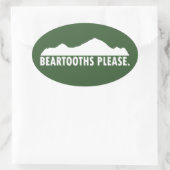 Paastandheelkunde Ovale Sticker (Tas)