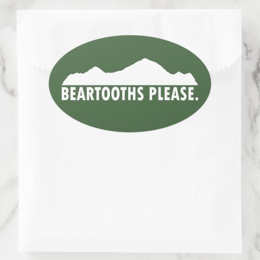 Paastandheelkunde Ovale Sticker (Tas)